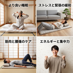 指圧マット＆枕セット｜リラックス用アキュプレッシャーマット